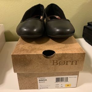Born Black Flats size 8/ 39